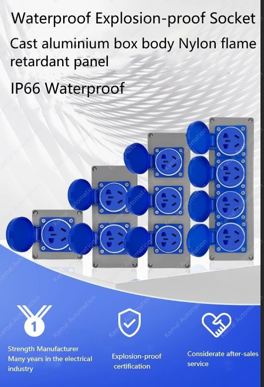 3-hole 16A panel Single panel without back box